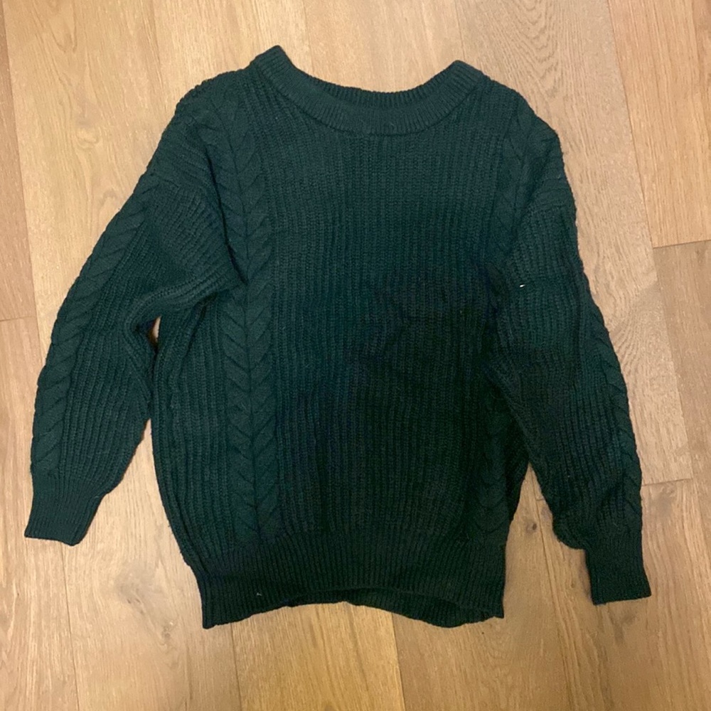 Cable knit sweater